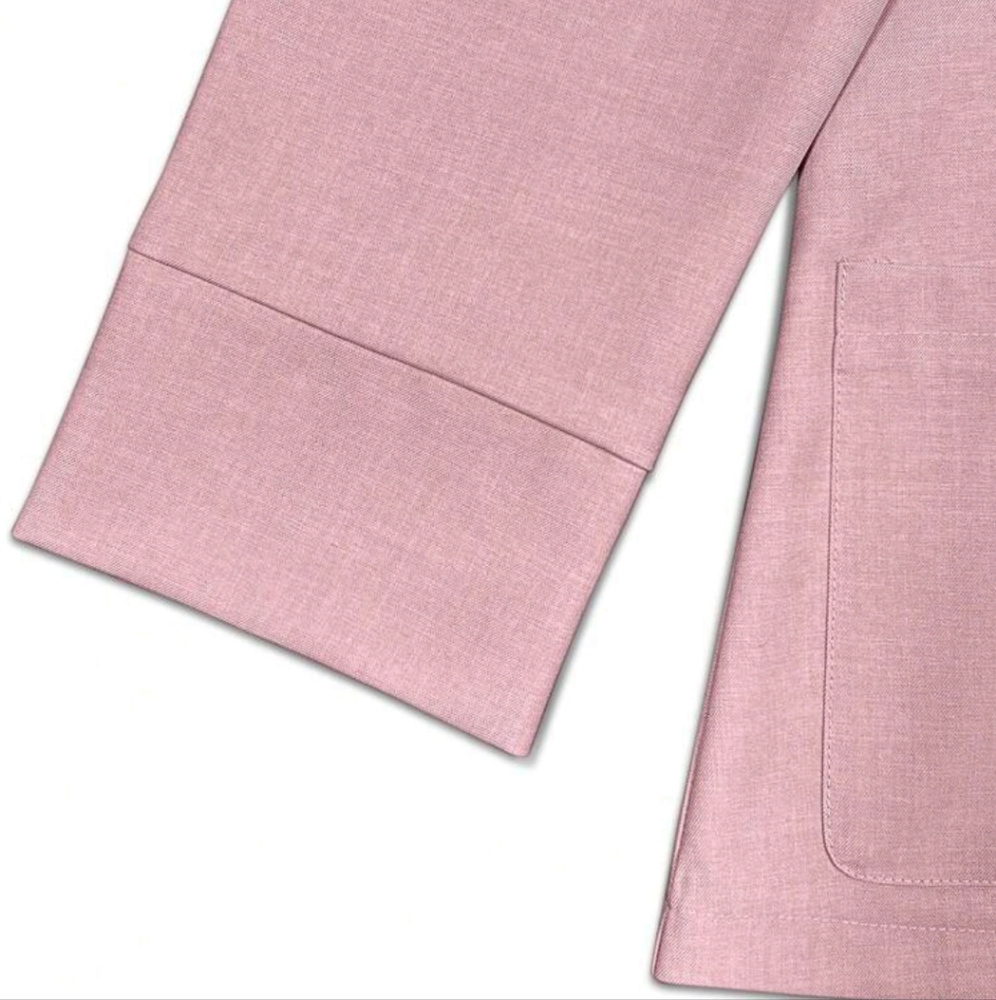 Women's Spring & Autumn Stand Collar Long Sleeve Casual Solid Color - Picture 4 of 4